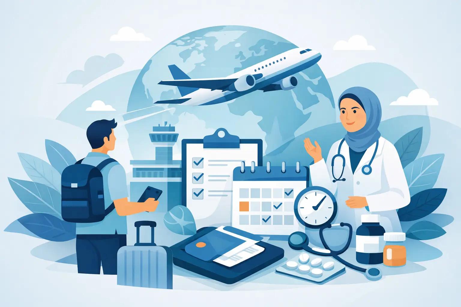 ترتيبات السفر للعلاج بالخارج دون تعقيد