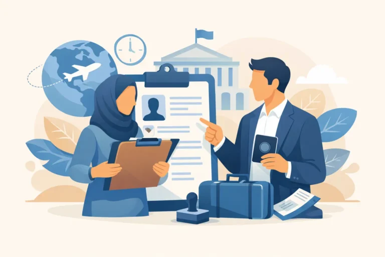 مراجعة خدمات التأشيرات السريعة قبل تقديم الطلب